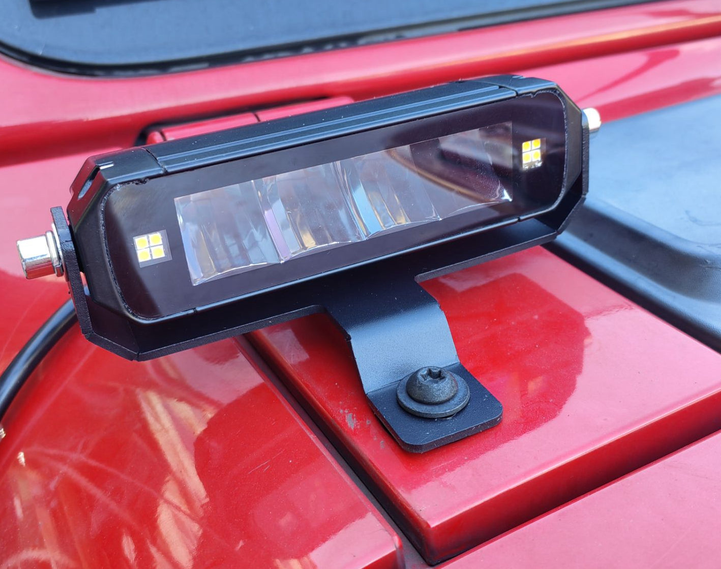 High-Intensity Refractor LED Work Light Kit for Jeep Wrangler