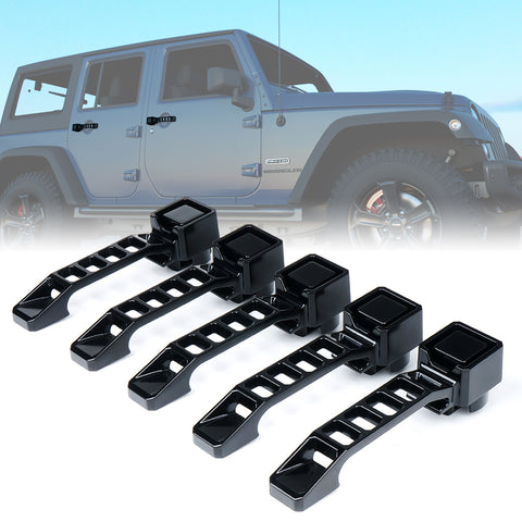 Heavy Duty Aluminum Door Handle Set for 07-18 Jeep Wrangler JK
