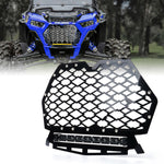 Steel Mesh Grille with 14" LED Lightbar for 2019-2020 Polaris RZR 1000 XP Turbo S