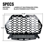 Steel Mesh Grille with 14" LED Lightbar for 2019-2020 Polaris RZR 1000 XP Turbo S