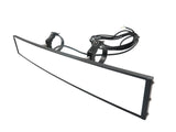 17.5" Curved UTV Rear View Mirror w/ Integrated LED Lights & Switch for 1.75"-2" Rollbars